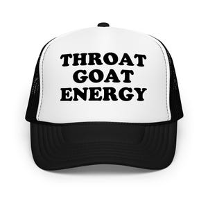 Funny Trucker Hat, Hat Roulette, Adult Humor, Bachelorette Party Hat, Bachelor Party Hat, Festival Hat - Throat Goat Energy