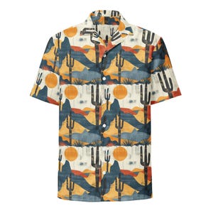 Shirt met knopen, vakantieshirt, strandfeest, brunchshirt, outfit vrijgezellenfeest, festivalkleding, kroegentochtshirt – Cactus Drifter