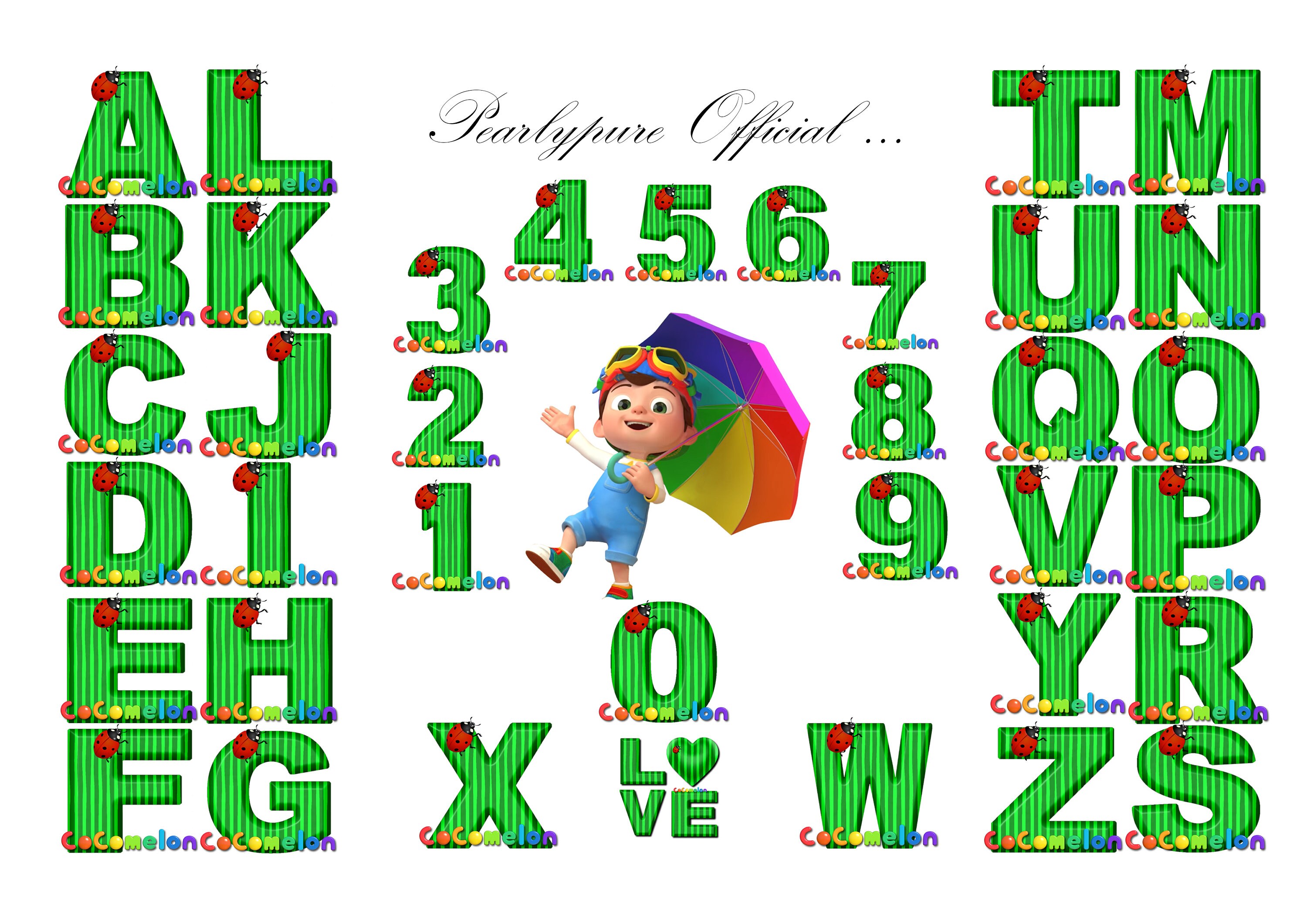 Cocomelon Numbers - Etsy