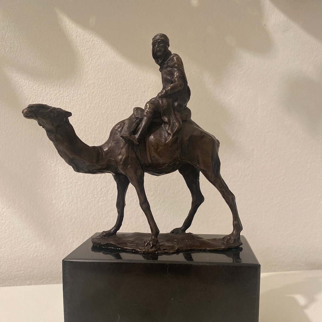Sculpture Camel Rider Antique Style Bronze Sculpture Bronze Figure ...
