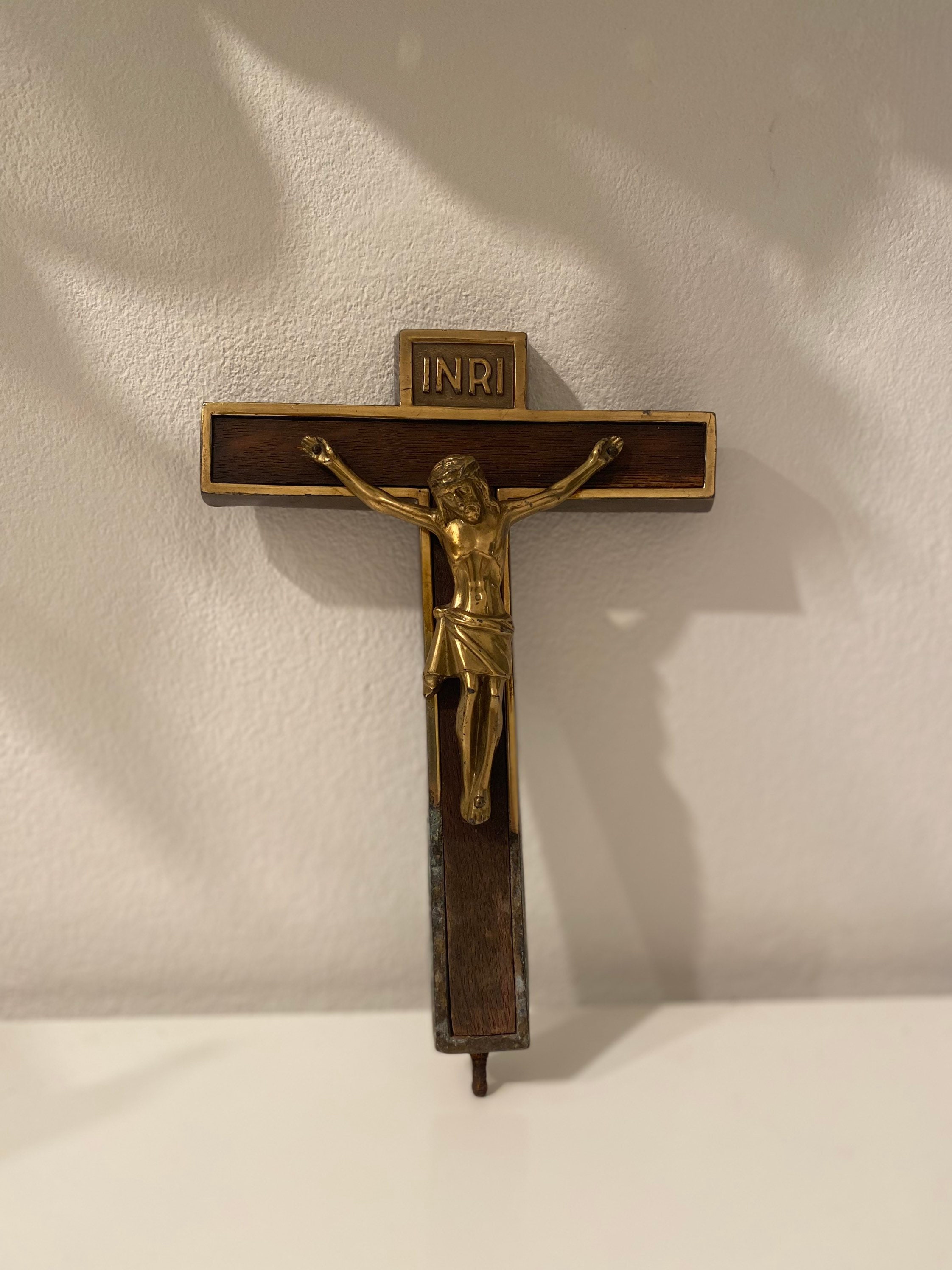 INRI Old Crucifix Jesus on the Cross Altar Cross Wall Cross Wood ...