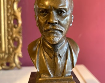 figurine en bronze vintage figurine bronze Lénine
