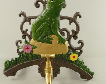 Vintage hose holder faucet 1/2'' frog H.28 cm