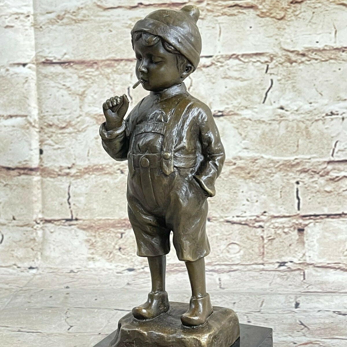 Art Déco Statue en bronze danse du cerceau Fille Signé Godard français