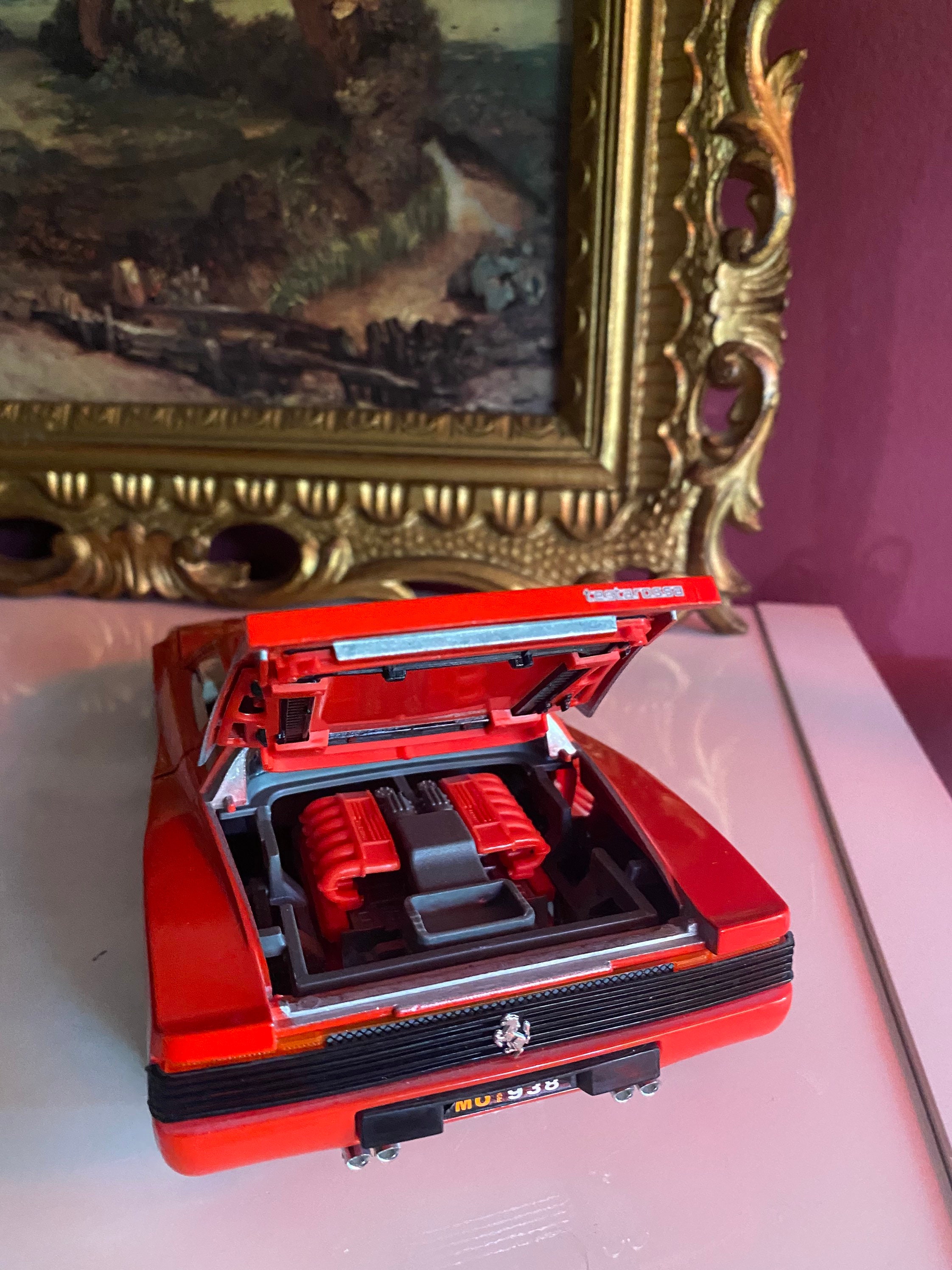 Vintage Burago Model Car Ferrari Testarossa 1984 Rare Vintage Burago Model Car Ferrari Testarossa 1984 Rare