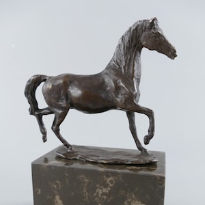 Vintage Bronze Sculpture Horse Bronze Figure Antique Style