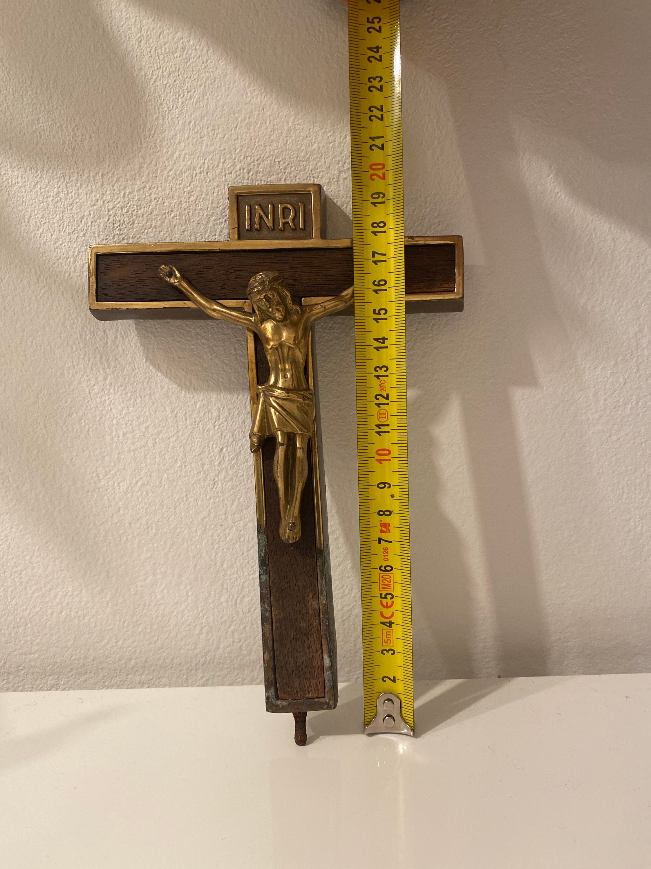 INRI Old Crucifix Jesus on the Cross Altar Cross Wall Cross Wood ...