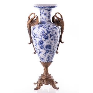 時代物旧家整理品 古玩磁器間一髪盧鈞花瓶全美品青緑色の装飾的な陶器の花瓶【60】 時代物旧家整理品 古玩磁器間一髪盧鈞花瓶全美品青緑色の装飾的
