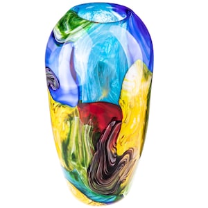 Vintage Murano Style Glass Vase