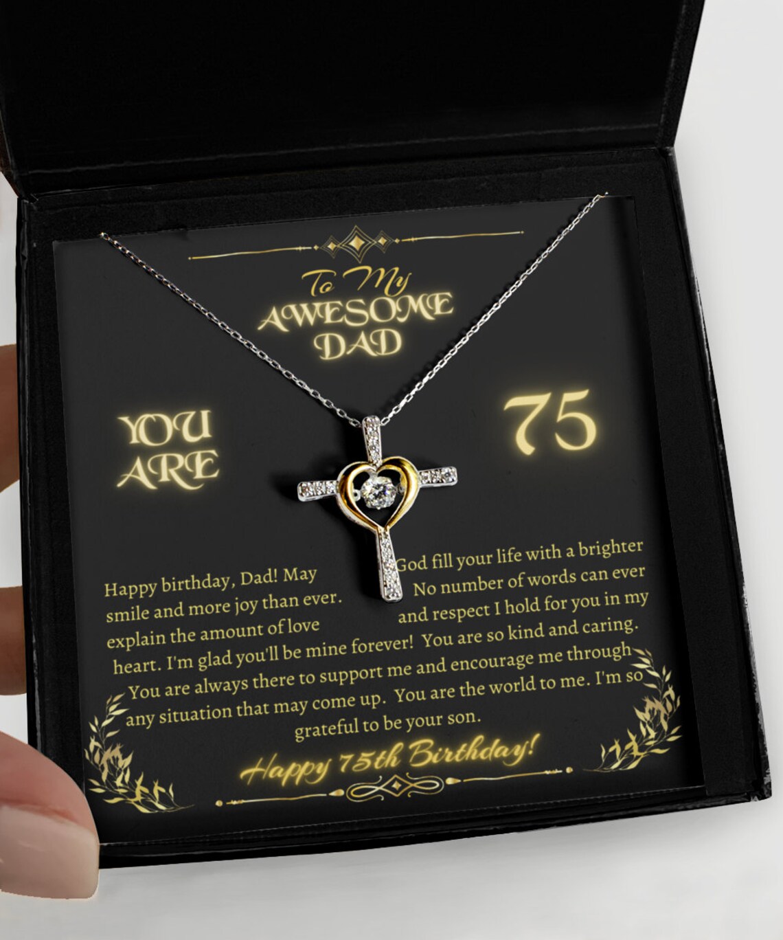 Dad Birthday Gift 75th Birthday Gift Gift for Dad From Son Etsy