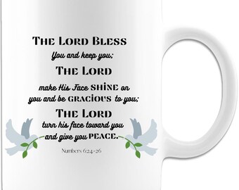 Personalizable Bible Verse Mug | Custom Religious Quote Mug | Customizable Coffee Mug | Christian Coffee Mug | Bible Verse Mug