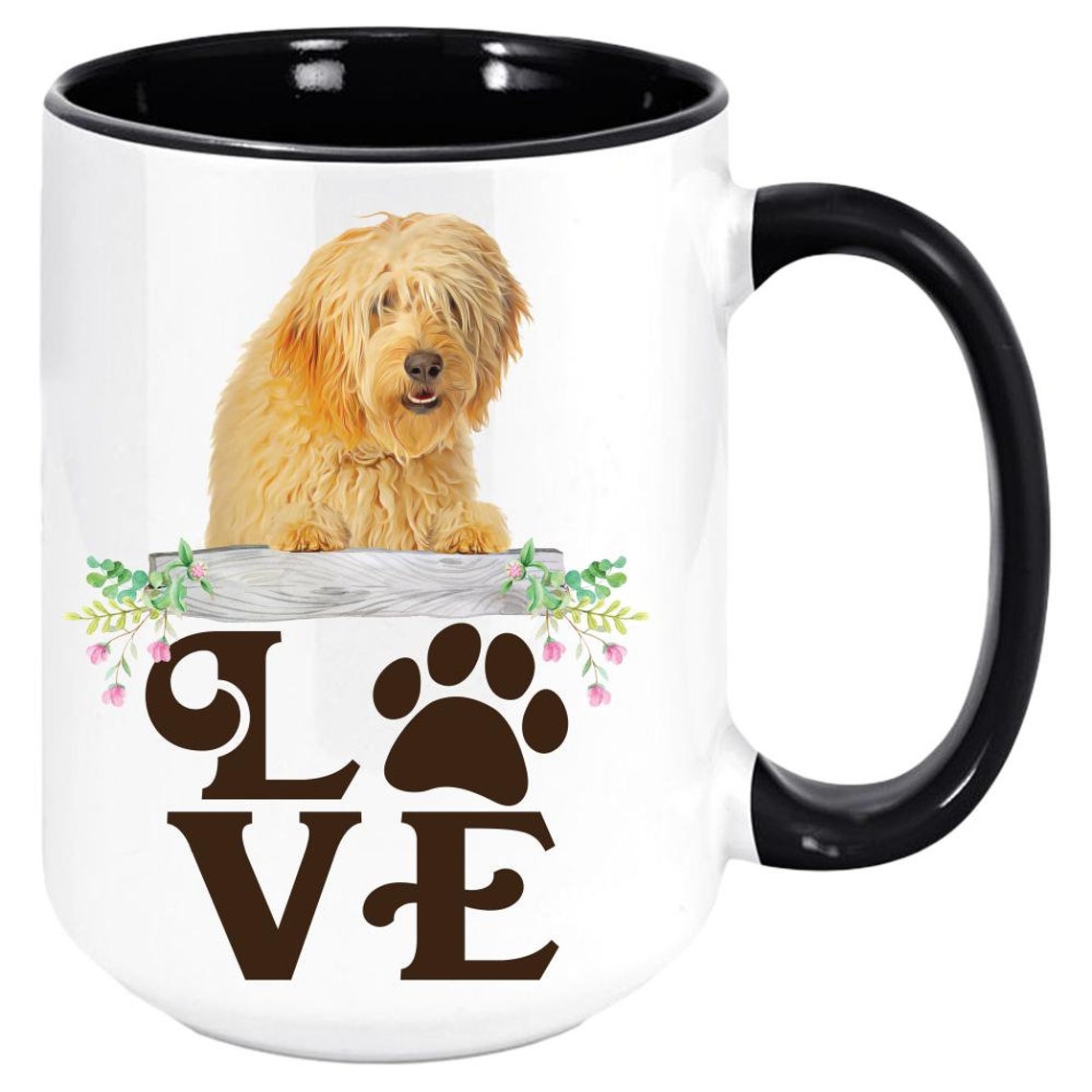 Love GOLDEN DOODLE MUG Dog Owner Mug Cute Puppy Mug Etsy
