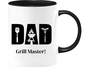 Papa Grillmeister, Grillmeister Kaffeetasse, Grillmeister Tasse, Grill Grill Becher, Lustige Kaffeetasse, Grill Papa Kaffeebecher, Papa BBQ Kaffeebecher
