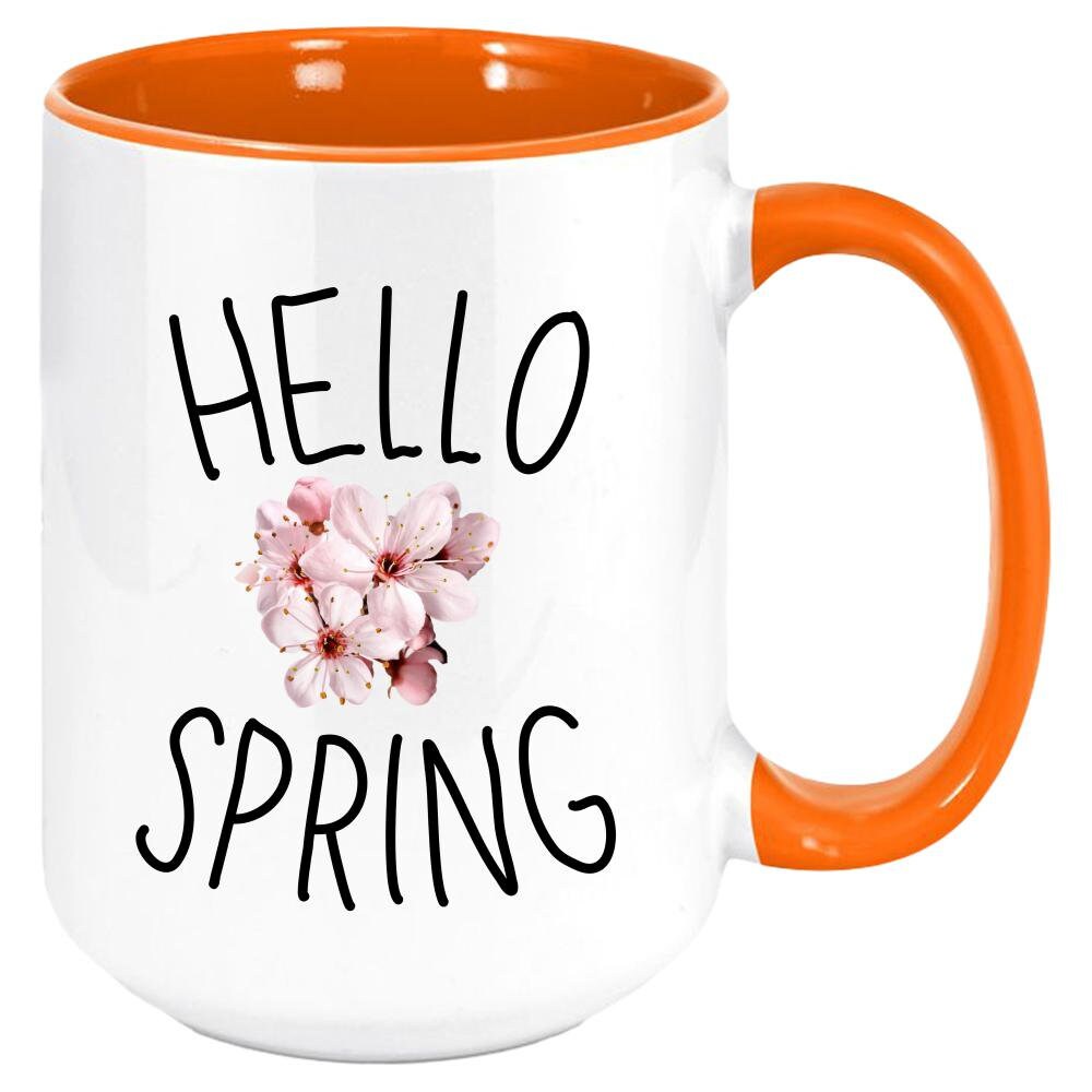 Ambiente Tazza Jumbo In Porcellana 0,4L – Motivo Floreale Hello Spring, Adatta A Microonde E Lavastoviglie - 5