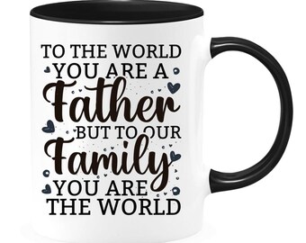 Gift for Best dad | Fathers day gift | Personalized mug git for father | cute mug | gift for father like a world| Dad Gift Personalized Mugs