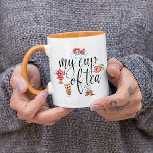 FUNNY SAYING CUPS - My Cup Of Tea Mug - Bff Coffee Mug - Funny Novelty Ceramic Tea Cup - Gift For Girlfriend - Kitchen Accessories
