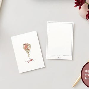 Carte de vœux à imprimer | Carte de vœux numérique pleine d'amour | Carte postale | Carte de vœux PDF | Carte imprimable pour un départ, un examen ou une fête
