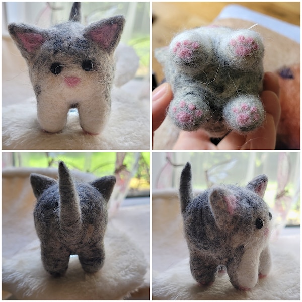 Needle Felted Custom Mini Cat