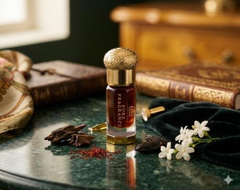 Aceite puro de oud - Oud camboyano - Attar árabe - Sándalo - Attar de oud concentrado