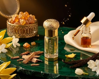 Aceite de perfume de oud árabe – Mezcla Safari inspirada en Abdul Samad Al Qurashi / Attar de lujo de Oriente Medio