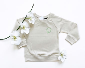 St Patrick's Day Sweater | Lucky Clover | Toddler St Paddy's Sweatshirt | Baby Shirt | Holiday Shirt