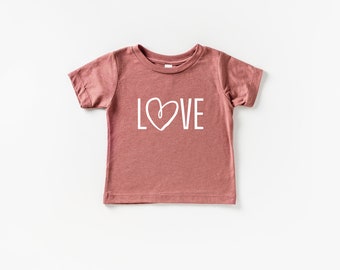 Valentines Day Kids T Shirt | Trendy Toddler Valentine Shirt | Love Tee | XOXO Kids Shirt | Modern Kids Clothes | Gender Neutral Shirts