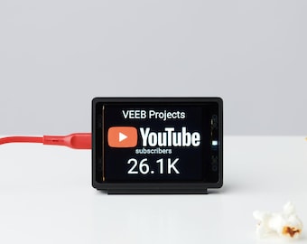 YouTube Subscriber Counter | Extra Medium | LED Display | Customisable Frame