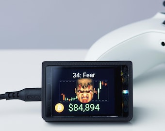 Bitcoin Price Ticker | Mini | LED Display | FEAR and DOOM Edition