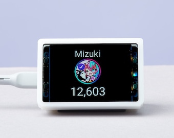 Rastreador de seguidores de Twitch / Pantalla LED / Personalizado para tu canal