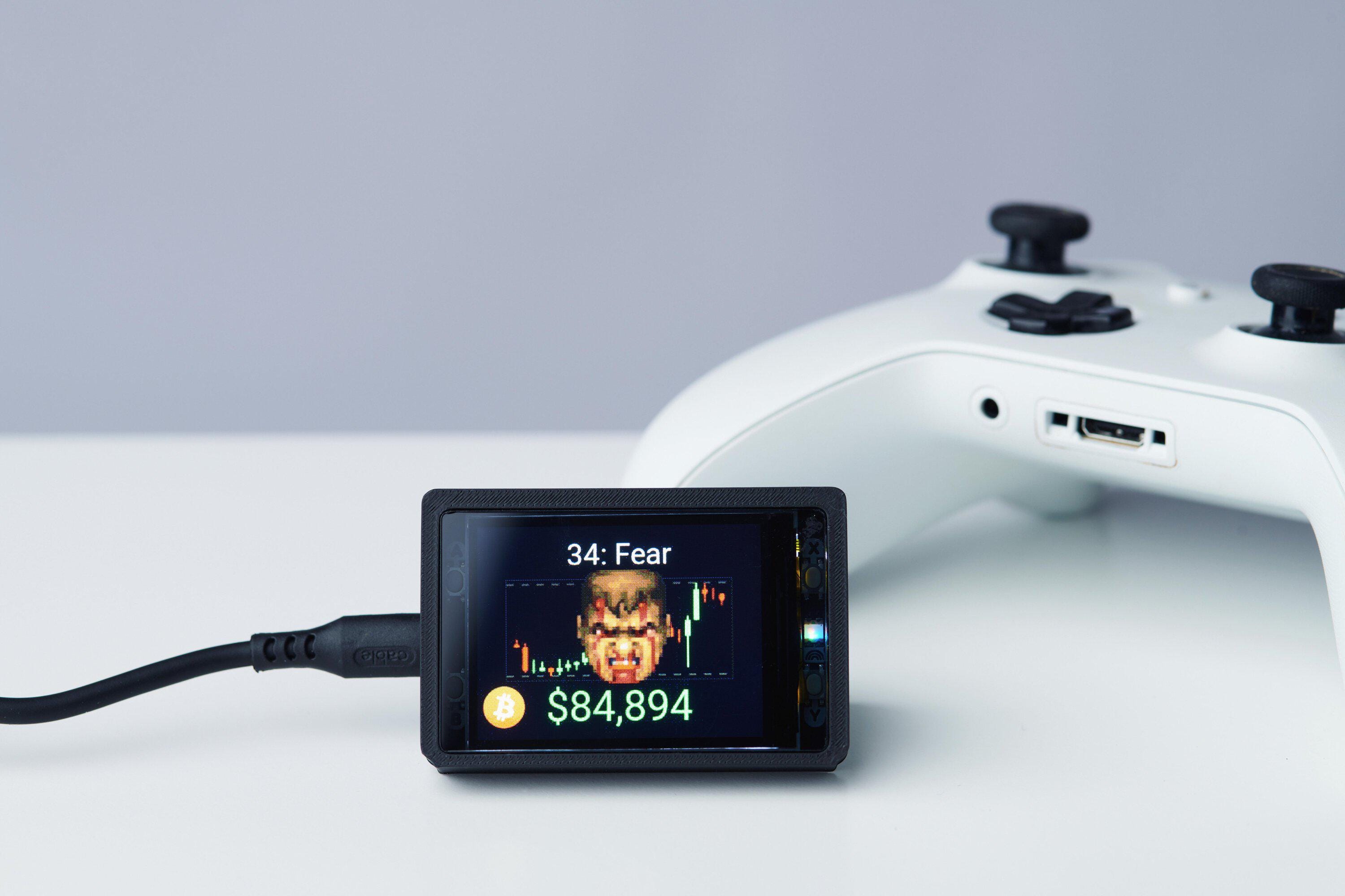 Bitcoin Price Ticker: FEAR and DOOM Edition With LED Display - Etsy Israel