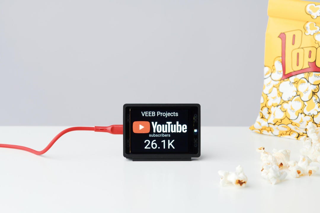 Youtube Subscriber Tracker | Extra Medium | Customisable Case | LED ...
