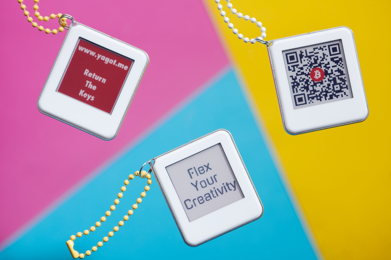 Epaper Keyring | Personalise With Photos, Messages, QR Codes ...