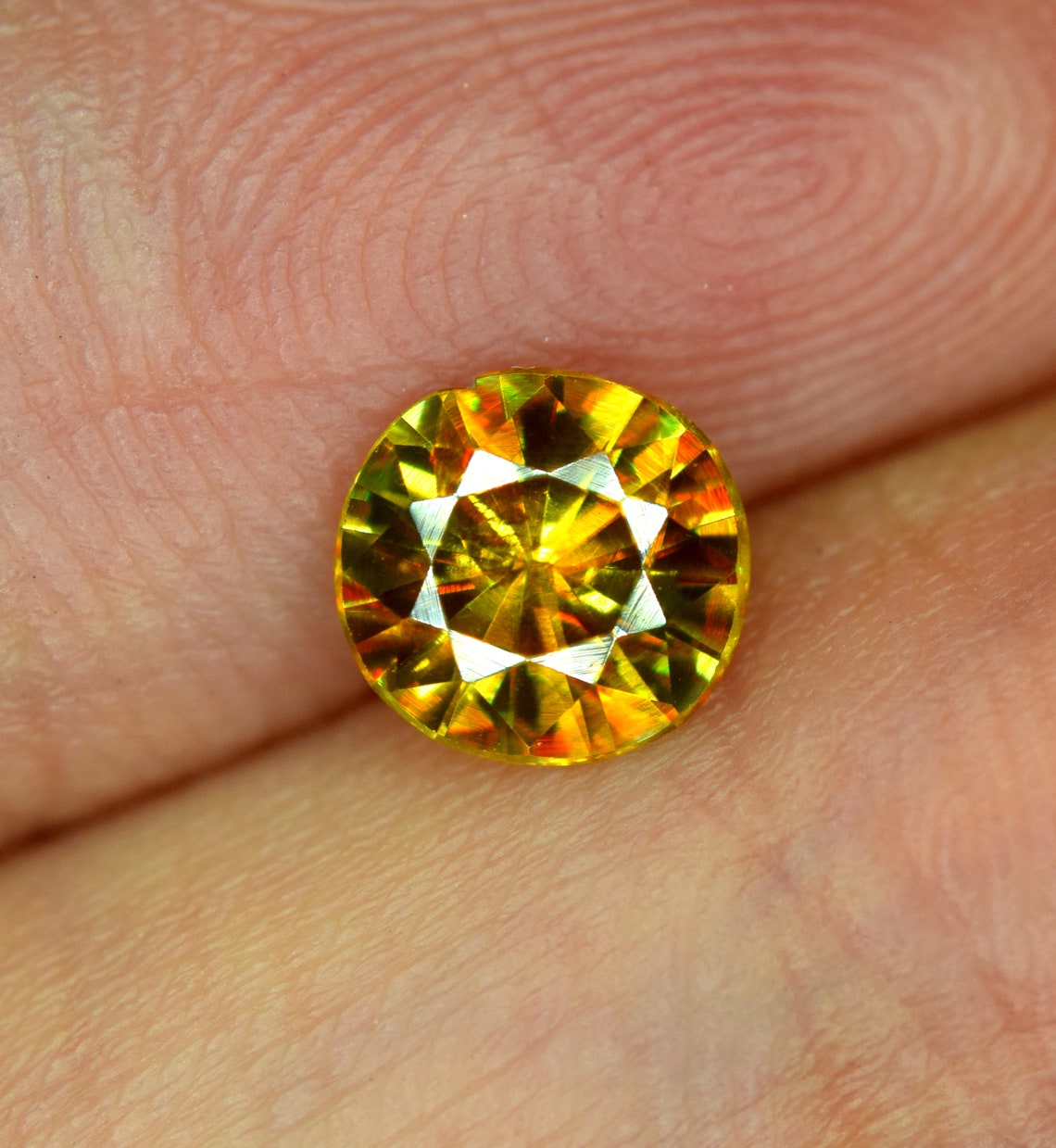 Sphene Full Fire Natural Loose Gemstone 0.70 Carats 664 Etsy