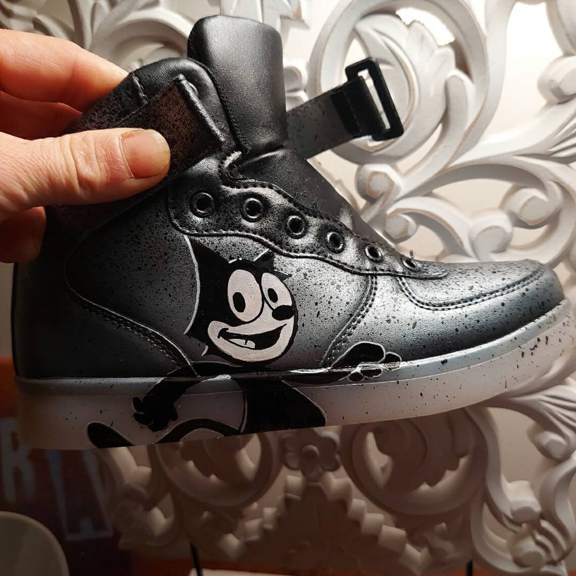 Felix the Cat prototype fan chaussures dart. Etsy