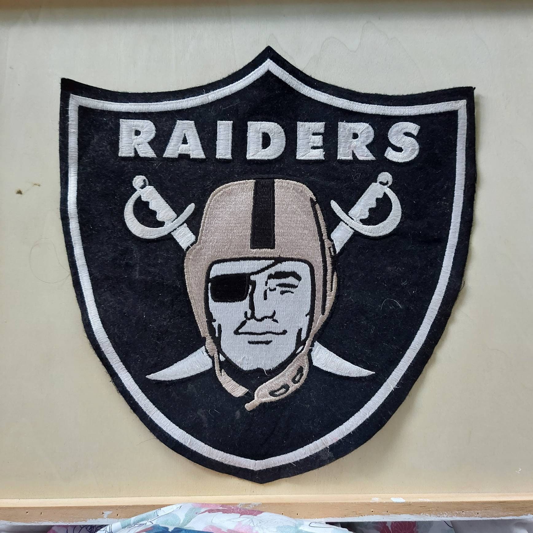 RAIDERS PATCH 12” BACK PATCH