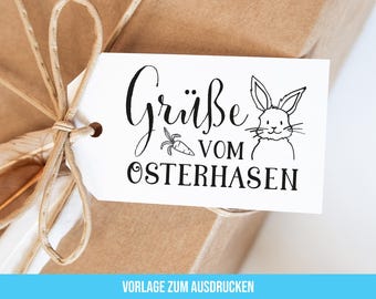 Easter, Easter decorations, gift tag template, Easter nest, Easter 2026 bunny greetings, Easter little things, Easter greeting, Easter template, party favor
