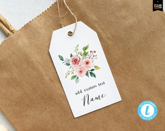 Floral Gift Tag - Etsy