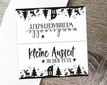 Christmas to go, Christmas gift, Santa Claus print, Advent, Advent souvenir, Christmas souvenir, little time out Download