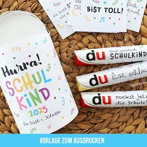 schulkind 2025, schulkind DU banderole vorlage, schulkind 2025 druckvorlage, einschulung 2025, einschulung schulkind DU sprüche download