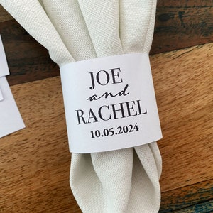 wedding Napkin Rings printable, add name Napkin Holder Cutlery engagement Party Digital Download, wedding printable, wedding table printable