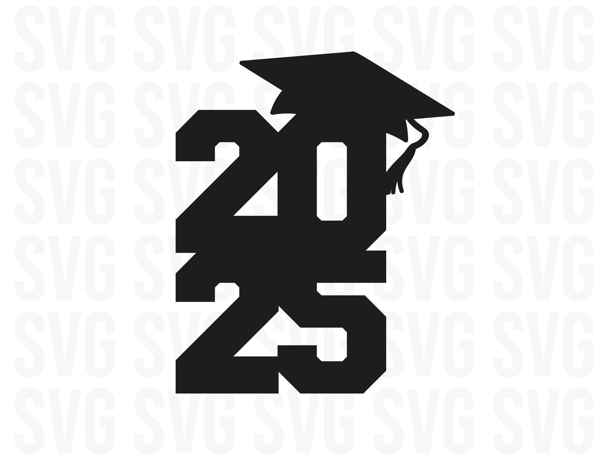 Senior 2025 Svg, Graduation 2025 Cap SVG, Graduate 25 Cap Clipart Png
