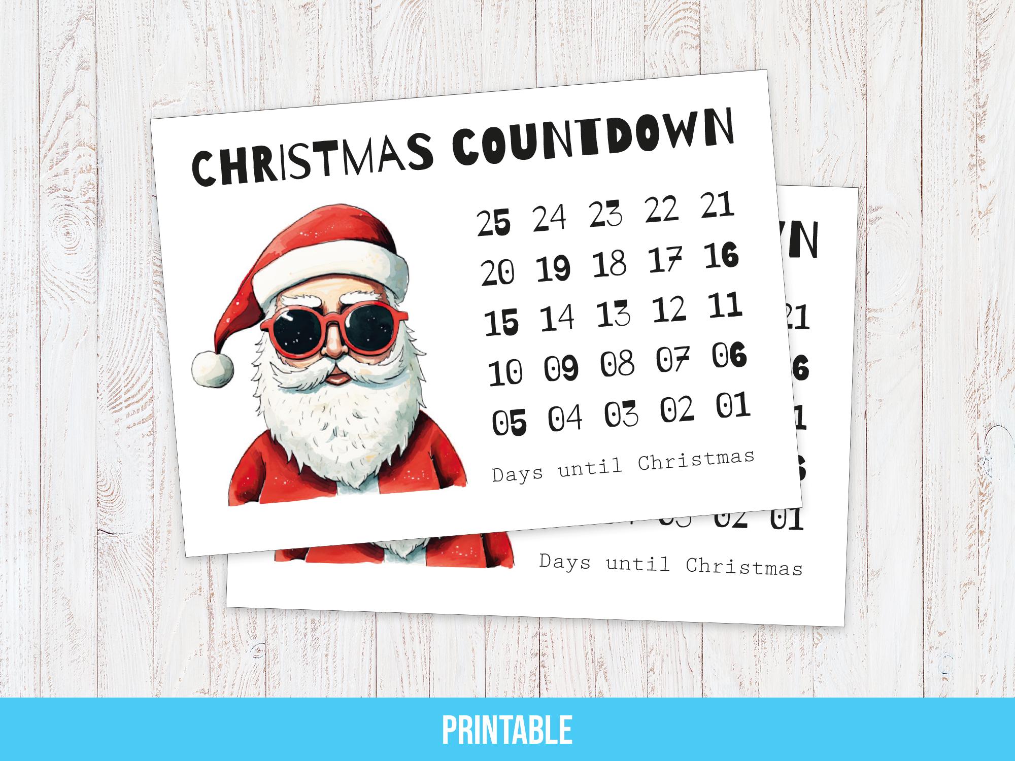 advent-calendar-diy-christmas-countdown-diy-printable-xmas-countdown-numbers-digital-download-etsy for Free Printable Countdown Number Christmas Countdown Advent Calendar DIY Christmas Countdown DIY Printable // Xmas Countdown Numbers Digital Download - Etsy for Free Printable Countdown Number Christmas Countdown