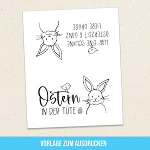 ostern Tüte 2025 schokolade vorlage, ostern kleinigkeiten, hasen geschenk, osternest kinder, osterhase, osternest Mitbringsel