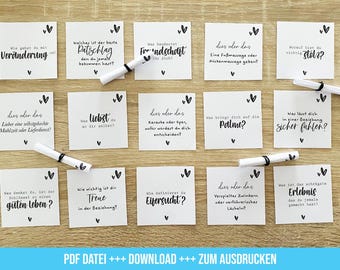 Domande da stampare per giochi di coppia, gioco di coppia, tempo insieme, piccole cose d'amore, domande d'amore da stampare, tempo invece di cose, coppie da scaricare
