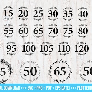 anniversario di matrimonio 25° 50° logo in formato svg, file plotter per numero anniversario di matrimonio in argento dorato in formato svg, logo anniversario festa download digitale