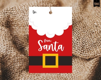 secret santa, Secret SANTA Printable, Secret Santa Tags, santa tags kids, Santa Gift Tag Printable Digital Instant Download