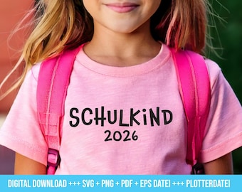 Schoolchild 2026 SVG plotter file, school enrollment 2026 SVG plotter file, schoolchild template, schoolchild 2026 digital download