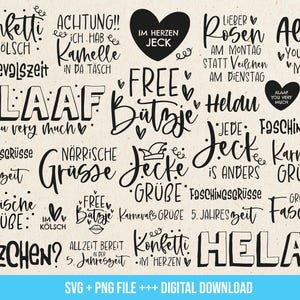 carnival svg, carnival plotter, jecke greetings svg, foolish greetings, fasching svg, carnival download, helau svg, carnival gift, carnival to