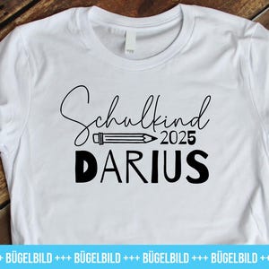 schulkind 2025 bügelbild, erste klasse einschulung bügelbild, schulkind 2025 personalisiert