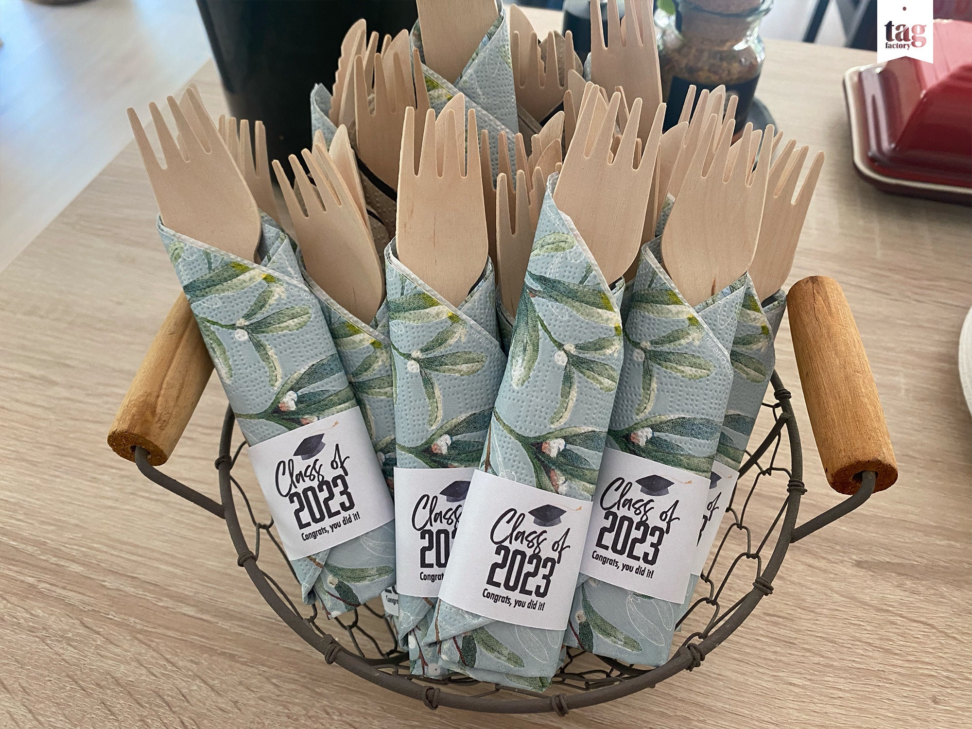Graduation Class of 2023 Napkin Holder Cutlery Wrapper - Etsy